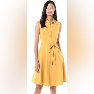 Sharagano Women’s Sleveless Shirt Dress